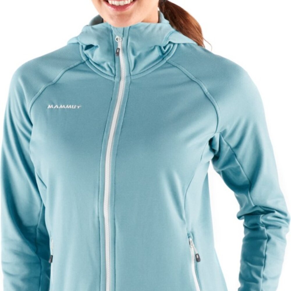 Mammut Calispell Fleece Hooded Jacket Hoodie for Womens Size XL